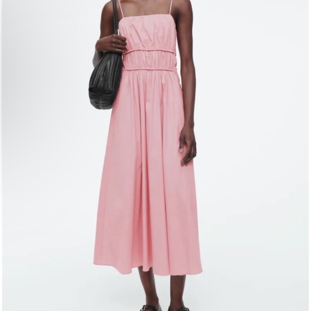 COS Pink Midi Sundress